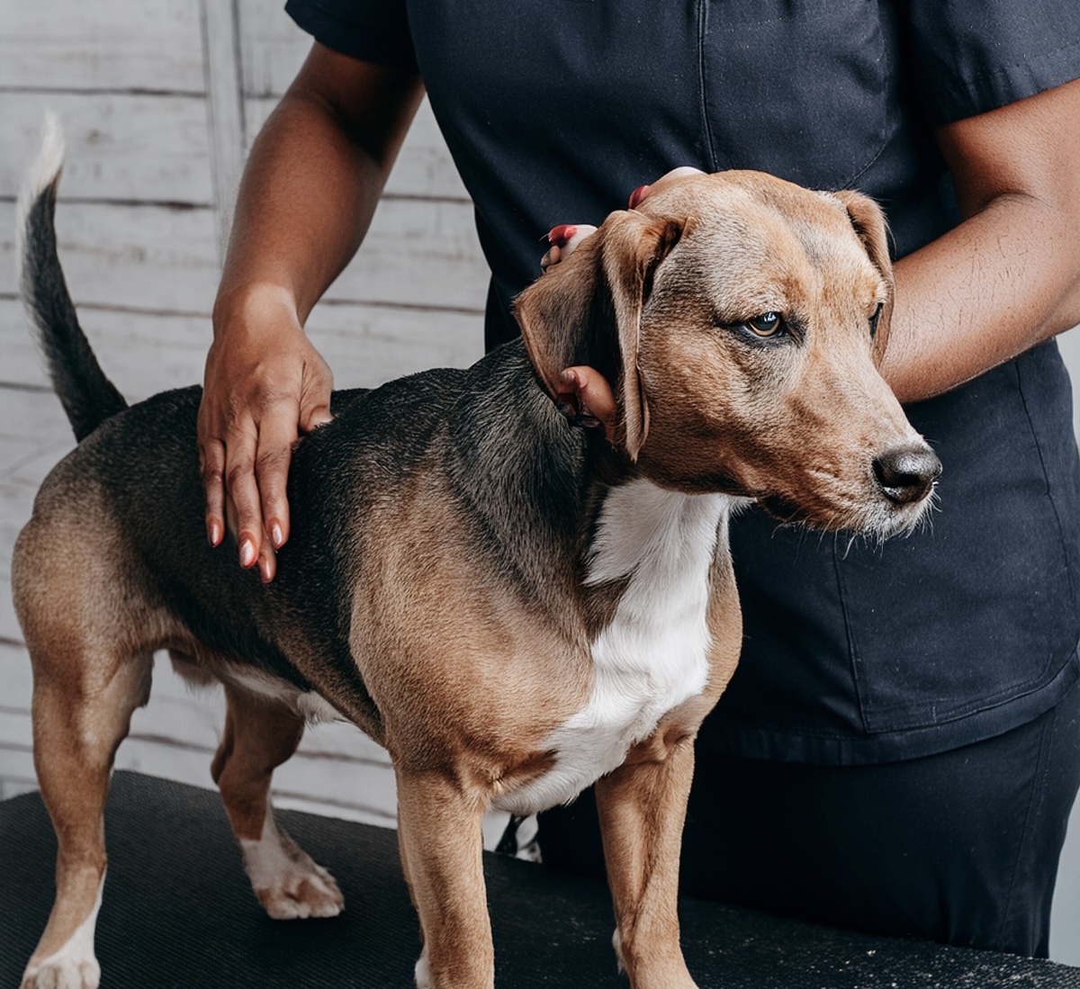 Professional dog physiotherapy session in the Netherlands - Expert treatment for canine mobility and rehabilitation